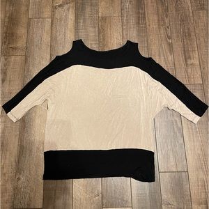 Open shoulder shirt